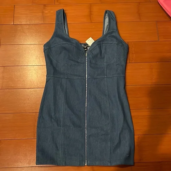 Windsor Dresses | Nwt Large Windsor Denim Dress | Color: Blue | Size: L | Bdkspence's Closet